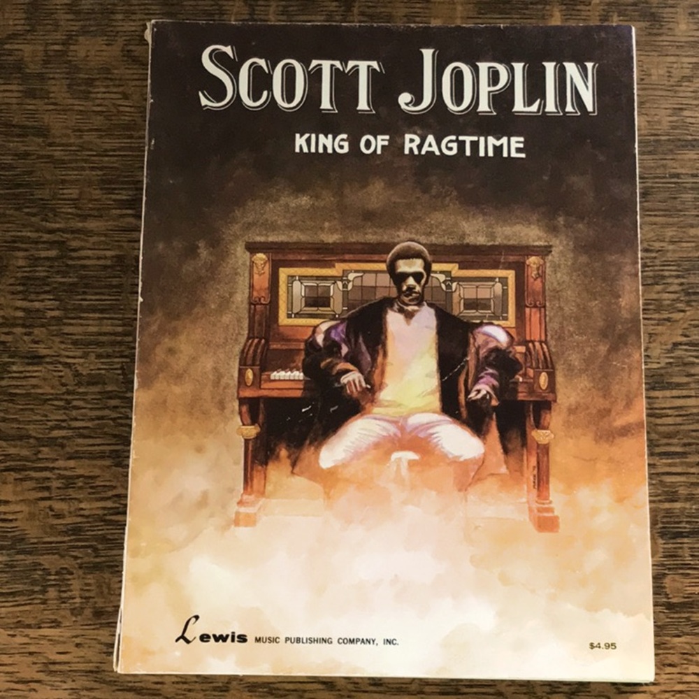 Scott Joplin King of Ragtime Book Sheet Music for Piano Excellent